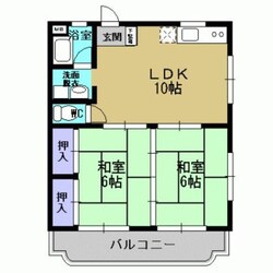 メゾンドール伊地知の物件間取画像